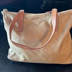 Prada nylon tote style bag